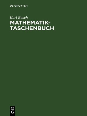 cover image of Mathematik-Taschenbuch